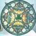 Round Shamrock Window -- Tiffany Style